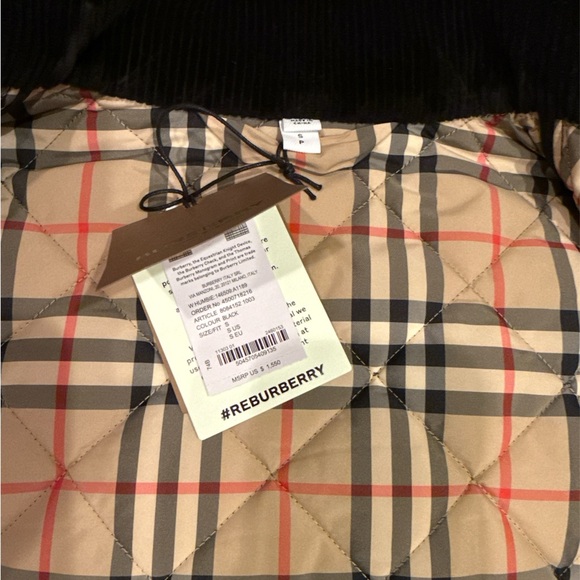 Burberry Black Quilted Nylon Puffer - Womens - Small - Picture 5 of 12